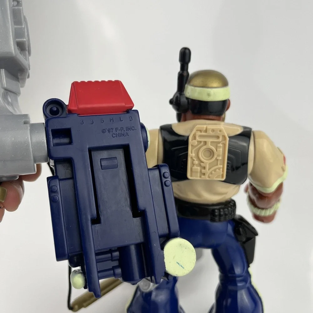 2000 Fisher Price Rescue Heroes Night Squad Police Officer Jake‎ Justice